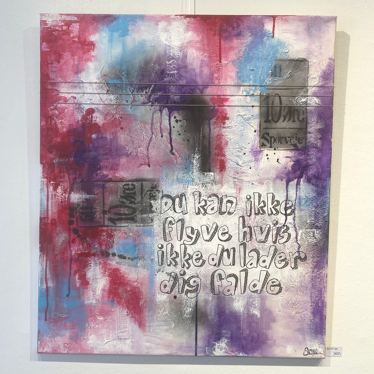 Maleri, 60x70 cm