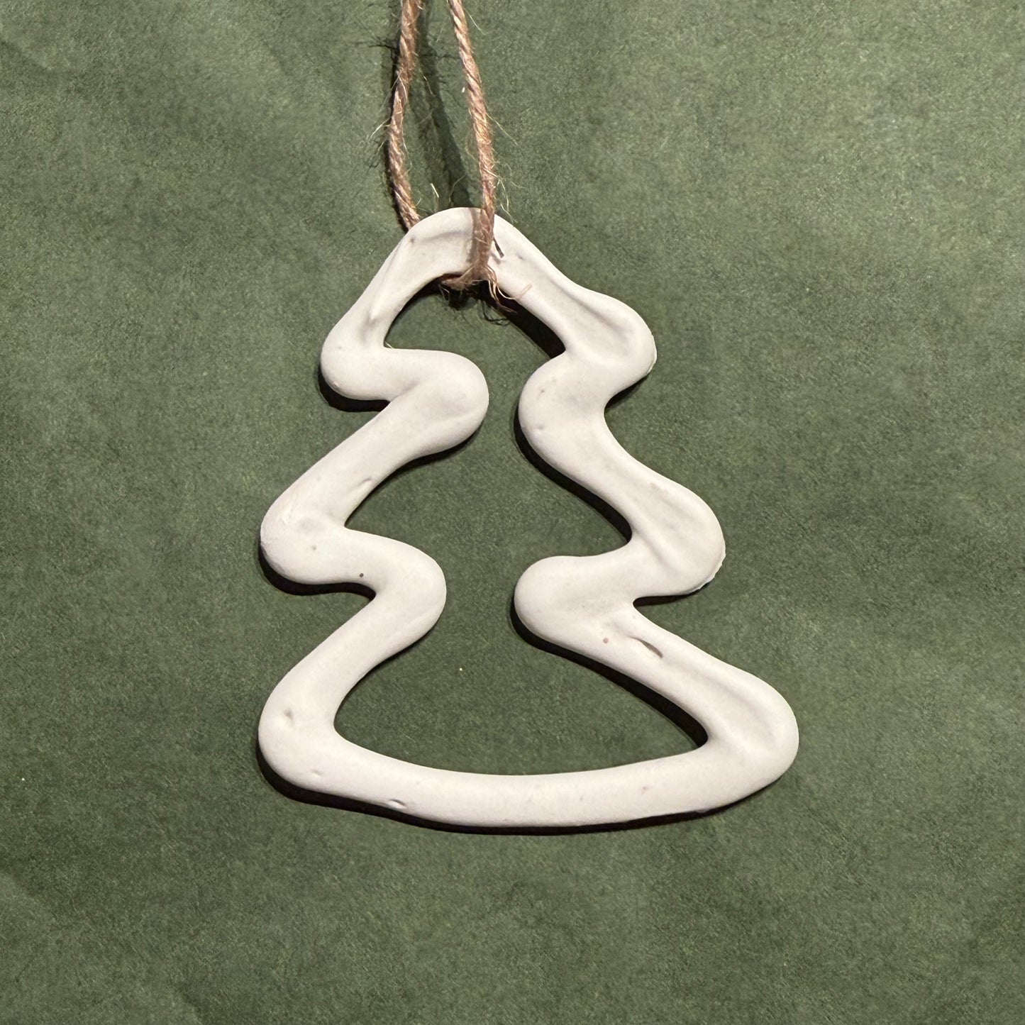 Juletræ, ophæng i porcelæn