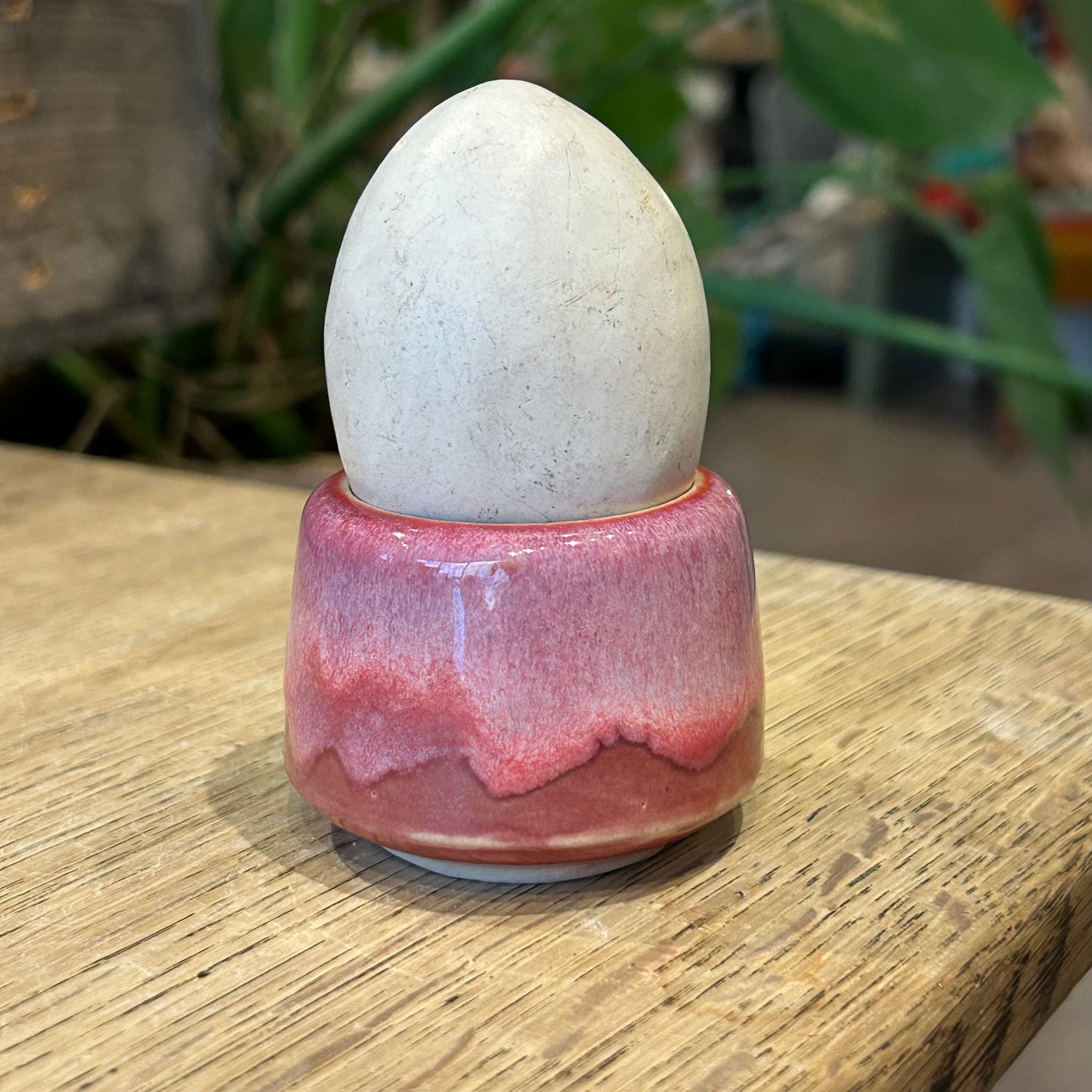 Æggebæger, mørk rosa