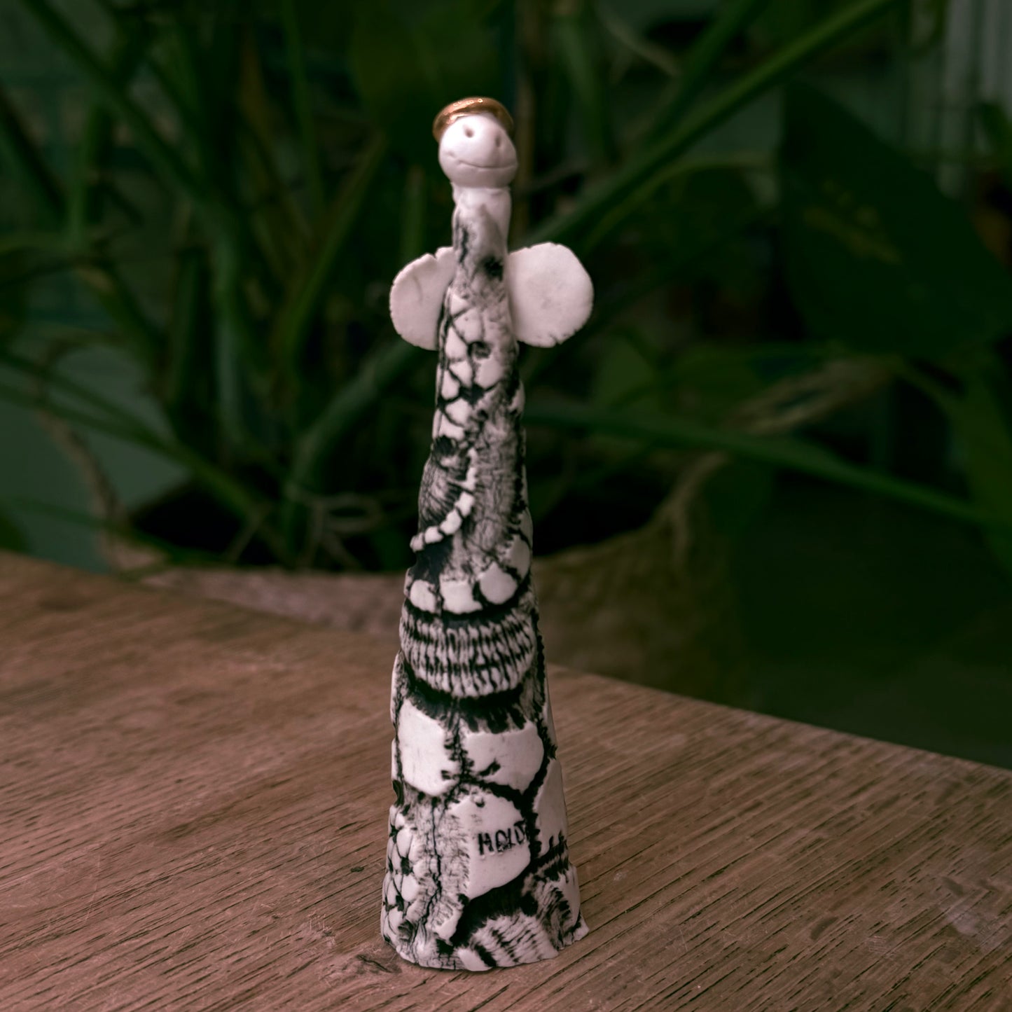 Engel i porcelæn, 11 cm, nr. 10