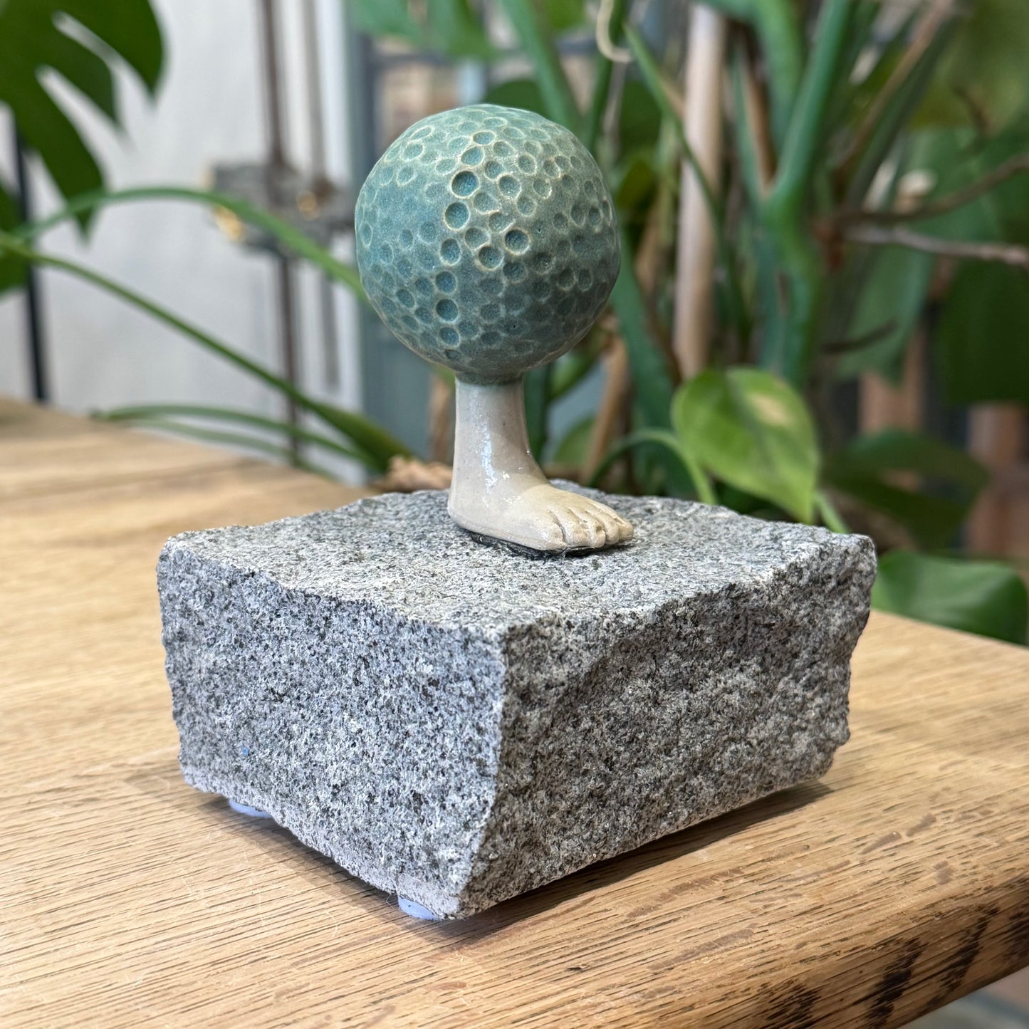 Unika skulptur, golfhovede, nr 2