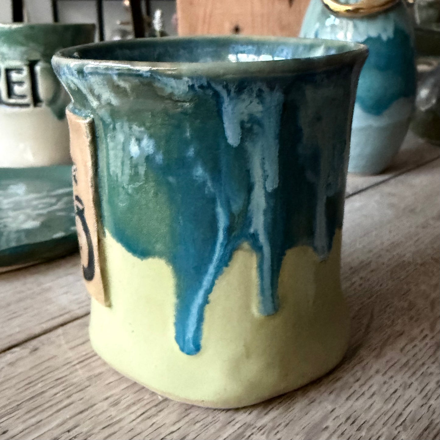 Håndformet krus; knallert, Puch, nr 2