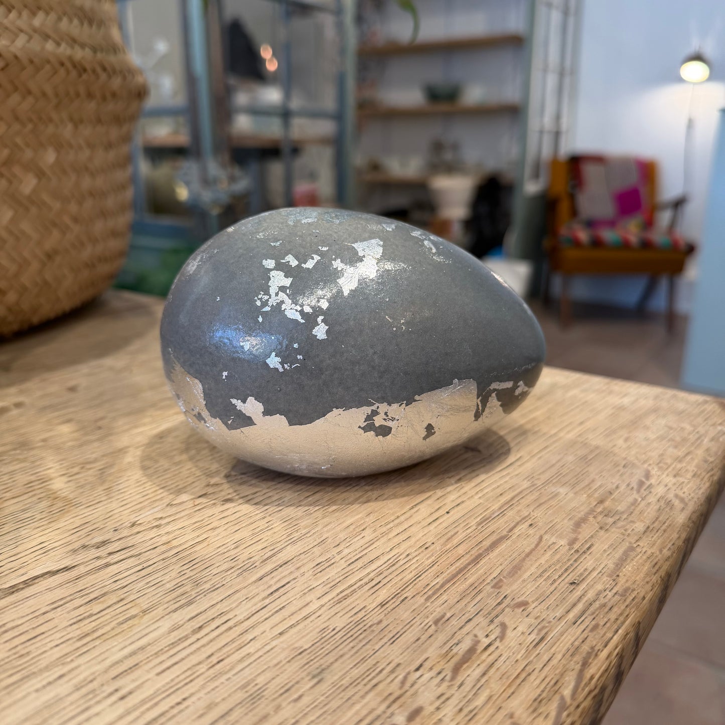 Håndlavet æg med bladselleri