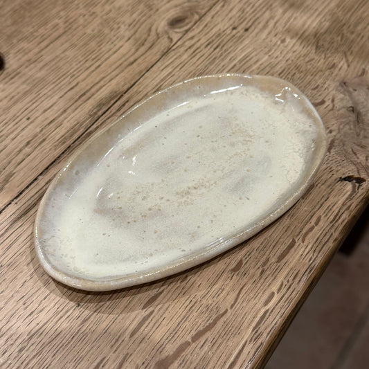 Lille fad, krystalhvid