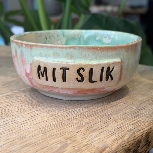 Skål med tekst ‘MIT SLIK’ nr 3