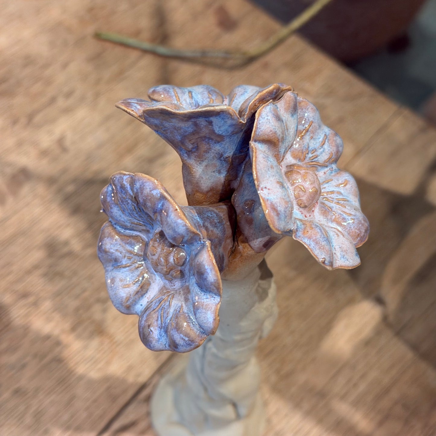 Unika blomst, skulptur