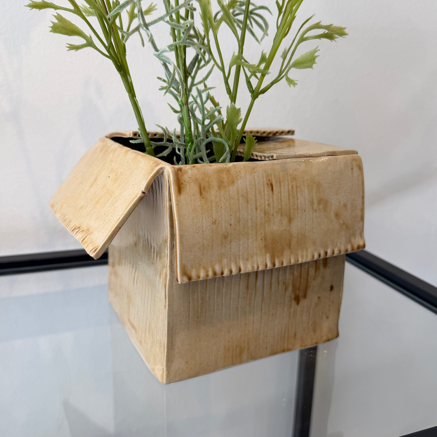Unikt skulptur, vase, Kassen